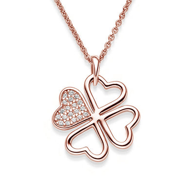 Lucky - Rosegold vergoldet - Zirkonia