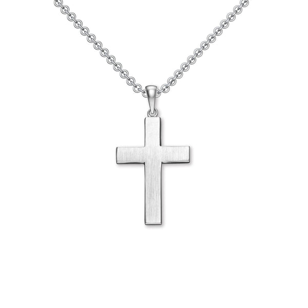 Kreuzkette Silber