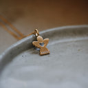 Love Angel - Gelbgold vergoldet - Zirkonia