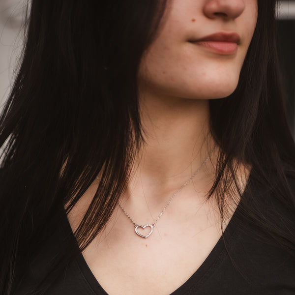 Kette Herz - Silber 925 - Zirkonia