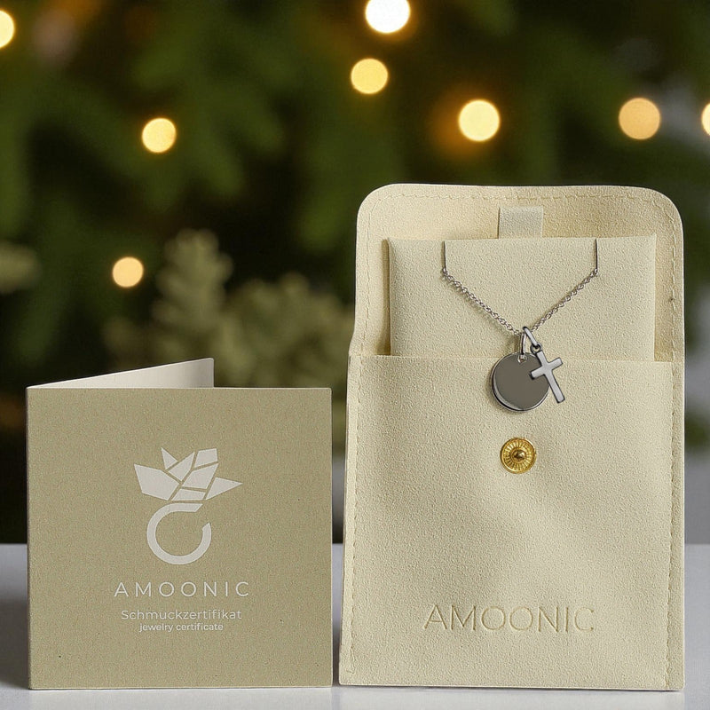 Mini Cross Charm - Silber 925