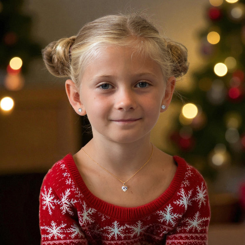 First Love - Gelbgold vergoldet - Zirkonia