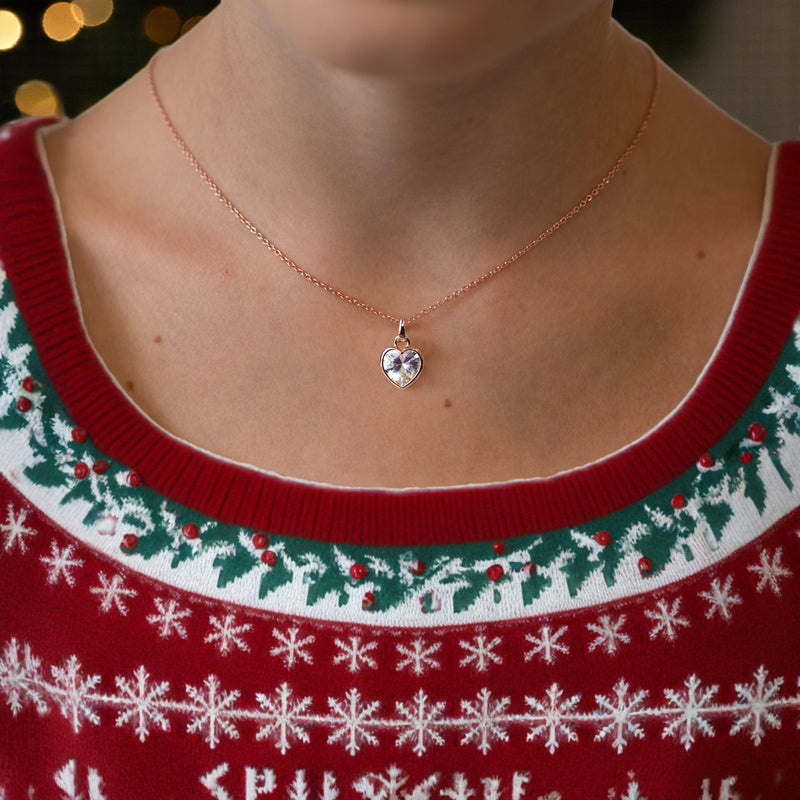 First Love - Rosegold vergoldet - Zirkonia