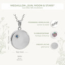 Sun, Moon & Stars - Silber 925