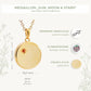 Sun, Moon & Stars Kids - Gelbgold vergoldet