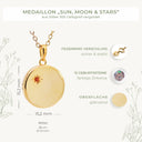 Sun, Moon & Stars Kids - Gelbgold vergoldet
