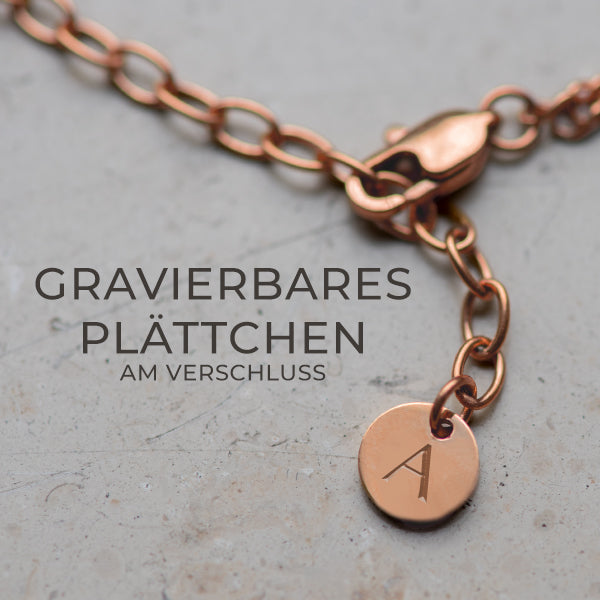 Elara - Edelstahl Rosegold vergoldet