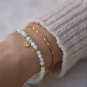 Essence of You - Edelstahl Gelbgold vergoldet - Mondstein