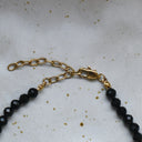 Essence of You - Edelstahl Gelbgold vergoldet - Onyx