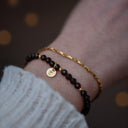 Essence of You - Edelstahl Gelbgold vergoldet - Onyx
