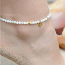 Essence of summer - Edelstahl Gelbgold vergoldet - Morganit