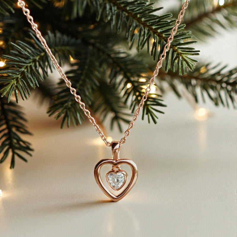 Emotion - Rosegold vergoldet - Zirkonia