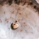 Shiny Heart - Gelbgold vergoldet