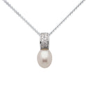 Pearl Ambition - Silber 925 - Zirkonia - Süßwasser Perle weiß