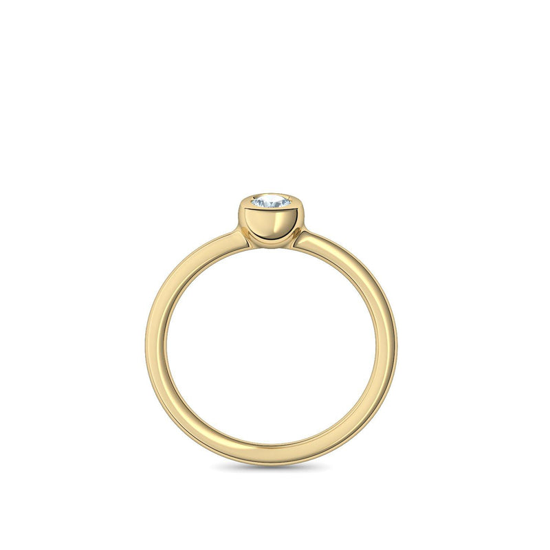 Antragsring Gelbgold Aquamarin