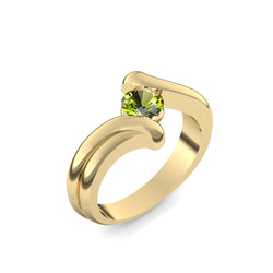 Antragsring Gelbgold Peridot