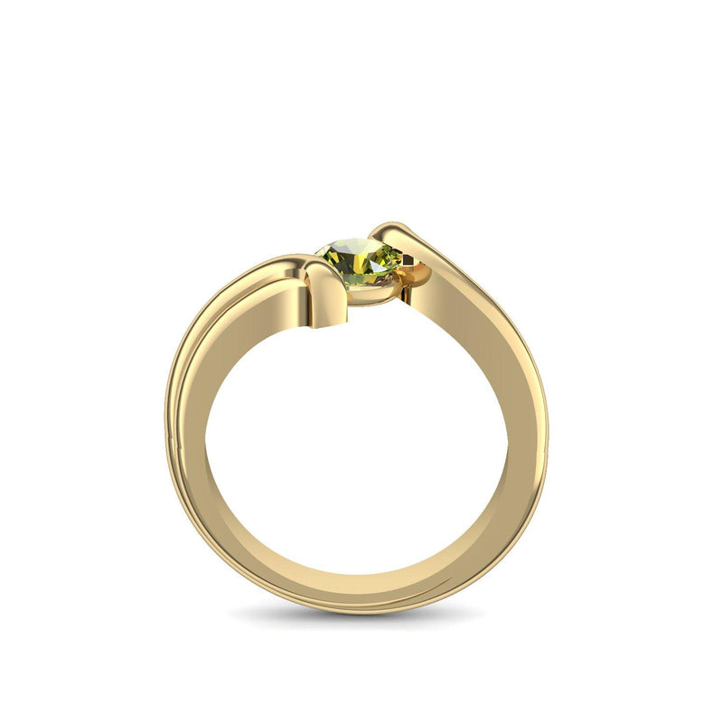 Antragsring Gelbgold Peridot