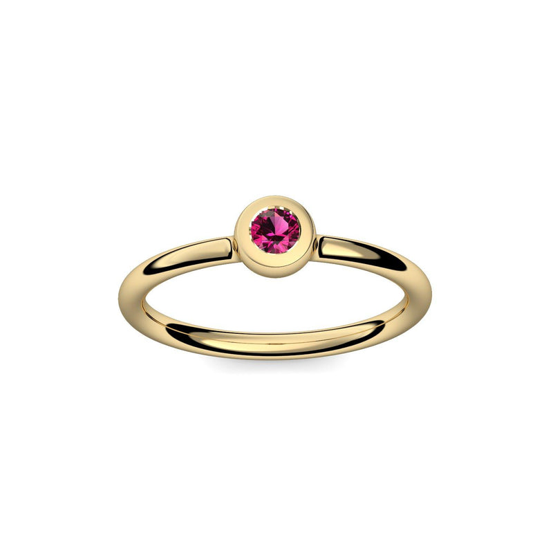 Antragsring Gelbgold Rubin