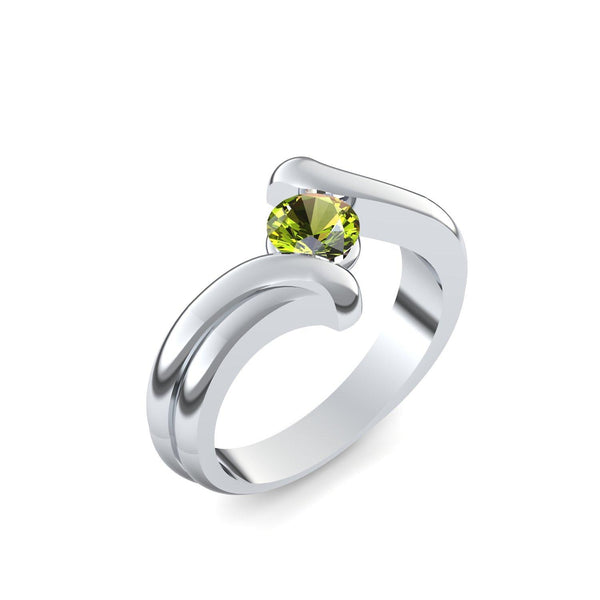 Antragsring Platin Peridot