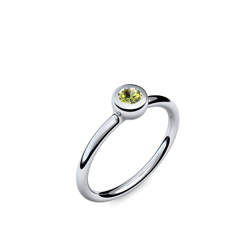 Antragsring Platin Peridot