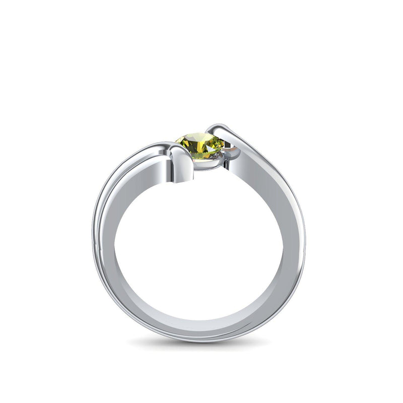 Antragsring Platin Peridot