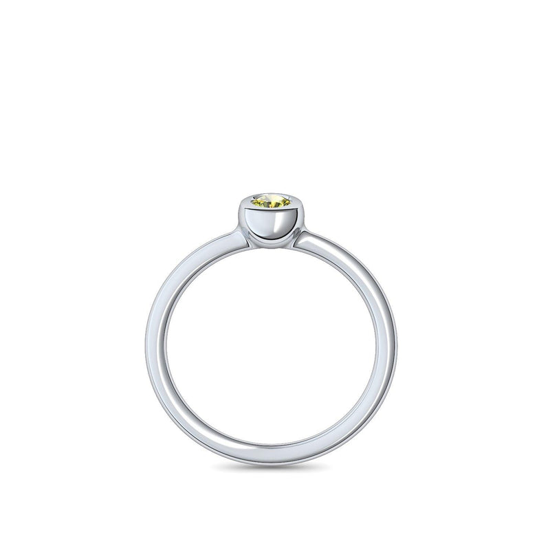 Antragsring Platin Peridot