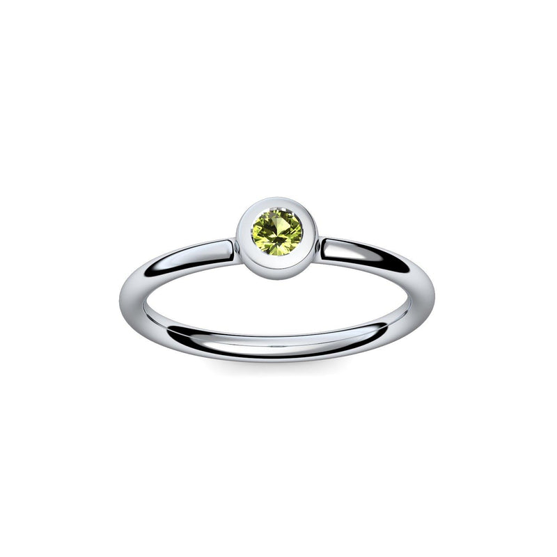 Antragsring Platin Peridot