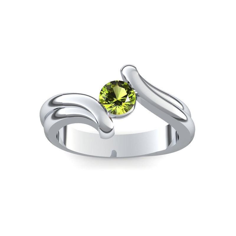 Antragsring Platin Peridot