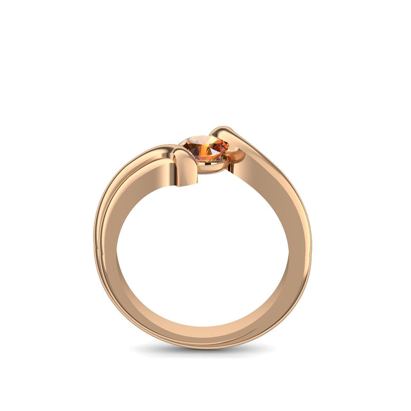 Antragsring Rosegold Citrin