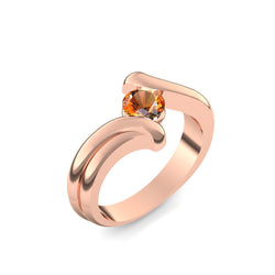 Antragsring Rotgold Citrin