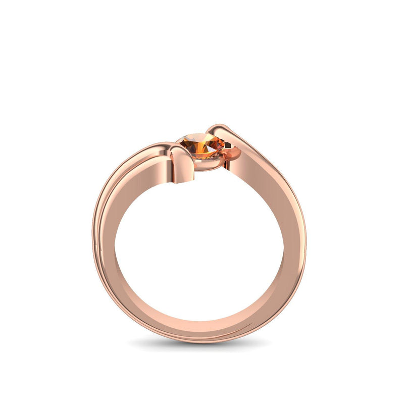 Antragsring Rotgold Citrin