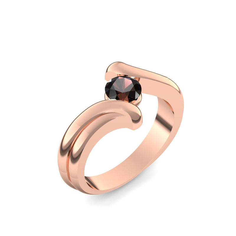 Antragsring Rotgold Granat