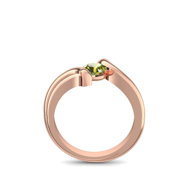 Antragsring Rotgold Peridot