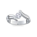 Antragsring Silber Brillant