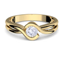 Damen Ring Gelbgold Zirkonia