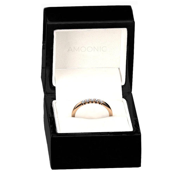 Damen Ring Rosegoldvergoldet Blautopas