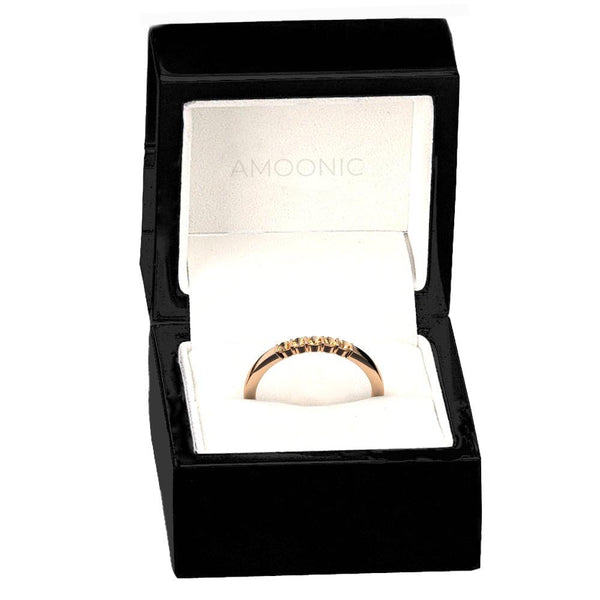 Damen Ring Rosegoldvergoldet Citrin