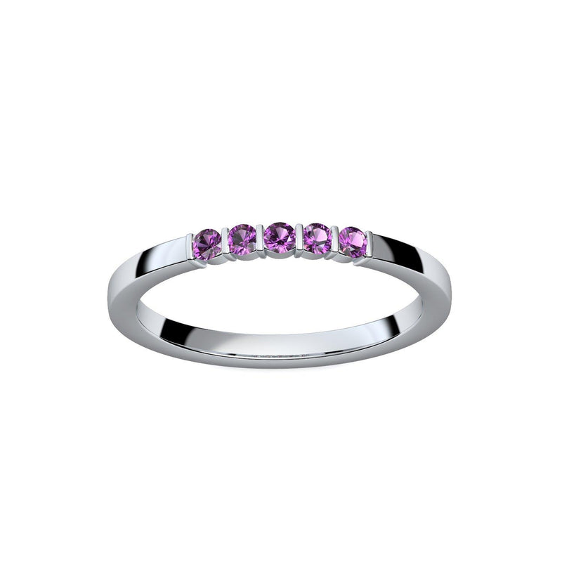 Damen Ring Silber Amethyst