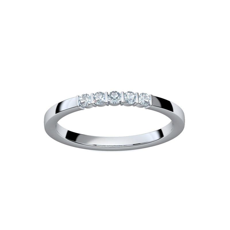 Damen Ring Silber Aquamarin