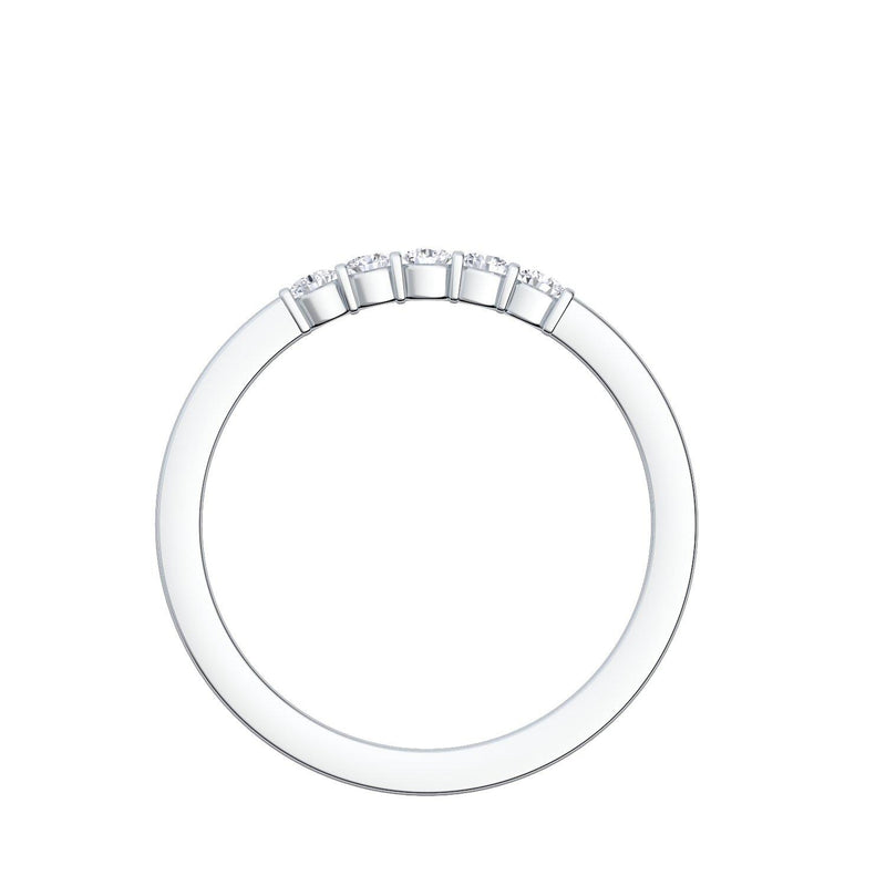 Damen Ring Silber Brillant