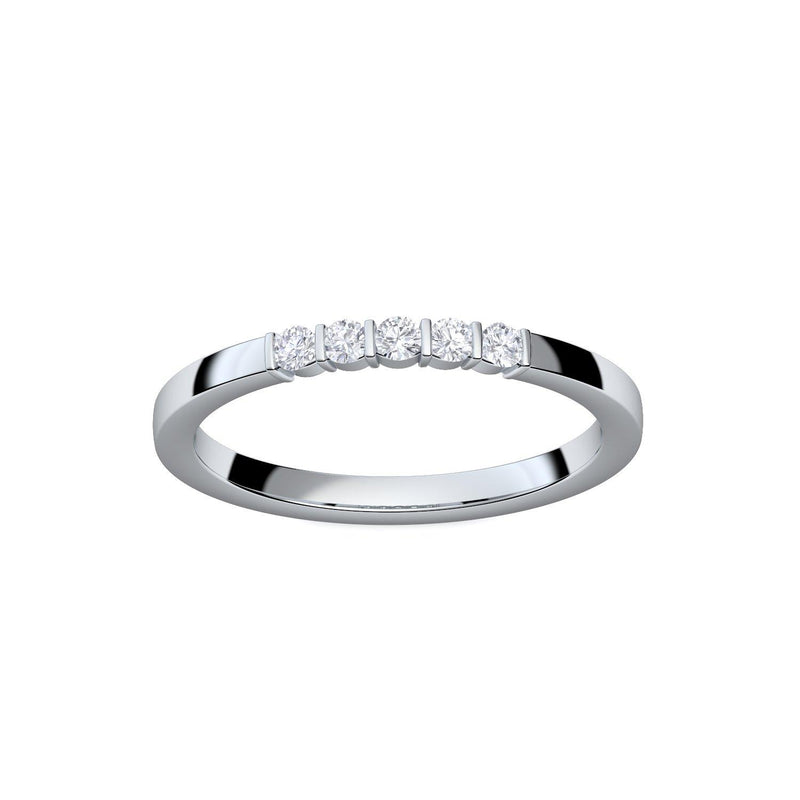 Damen Ring Silber Brillant