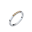 Damen Ring Silber Citrin