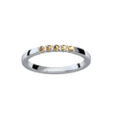 Damen Ring Silber Citrin
