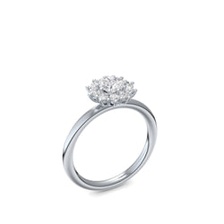 Damen Ring Silber Zirkonia