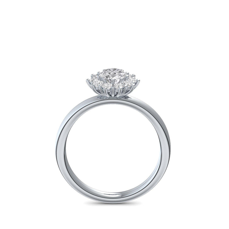 Damen Ring Silber Zirkonia