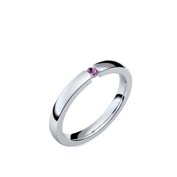 Damenring Silber Amethyst