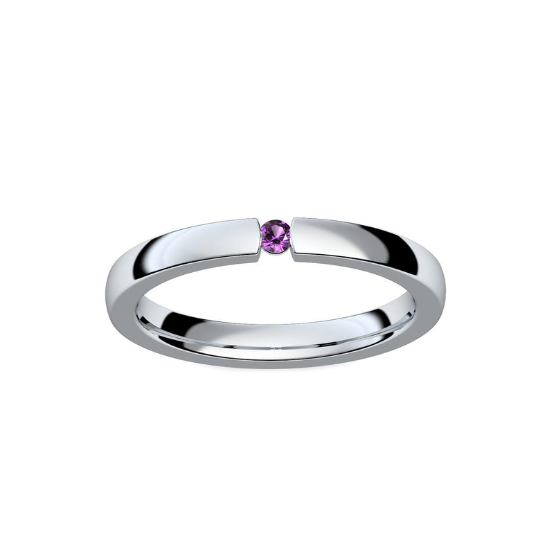 Damenring Silber Amethyst