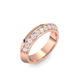 Damenring Stein Rosegold Brillant