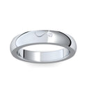 Ehering Damen Herz Silber Zirkonia