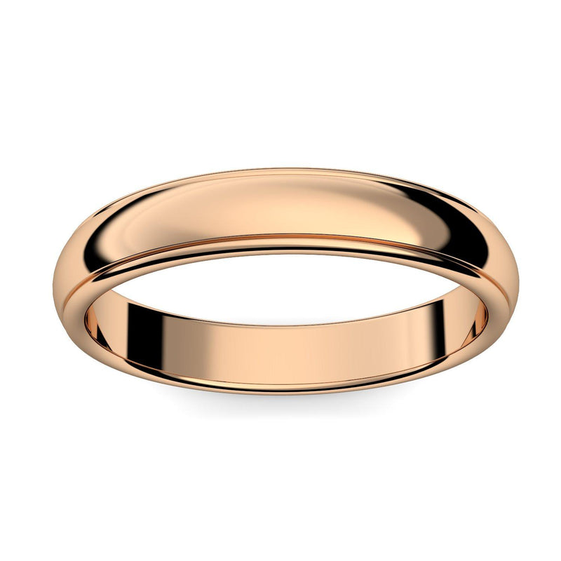 Ehering Herrenring Rosegoldvergoldet